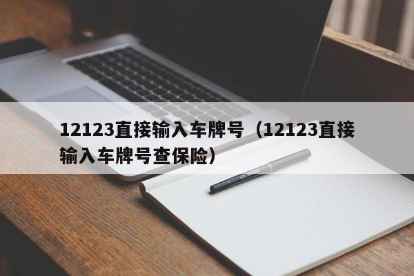 12123直接输入车牌号（12123直接输入车牌号查保险）