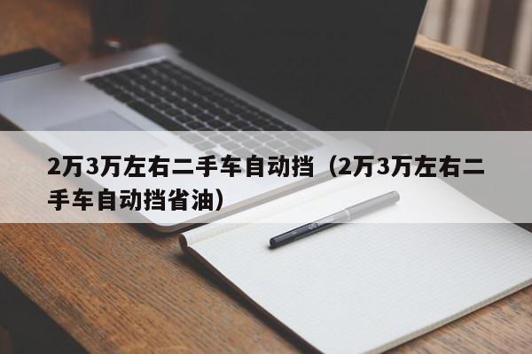 2万3万左右二手车自动挡（2万3万左右二手车自动挡省油）