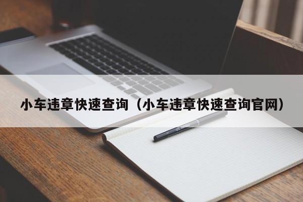 小车违章快速查询（小车违章快速查询官网）