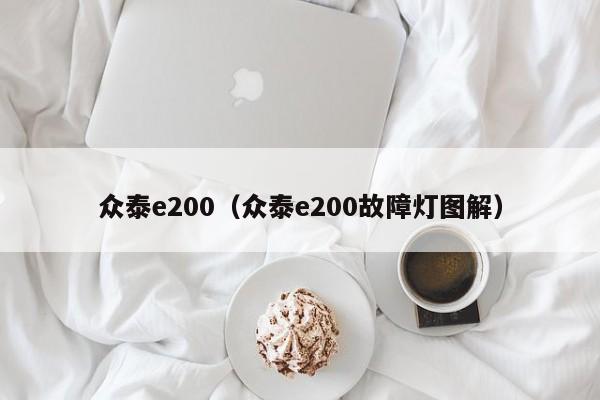 众泰e200（众泰e200故障灯图解）