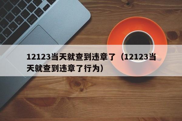 12123当天就查到违章了（12123当天就查到违章了行为）