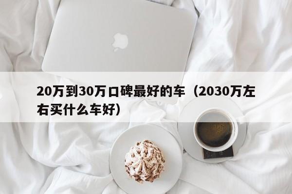 20万到30万口碑最好的车（2030万左右买什么车好）